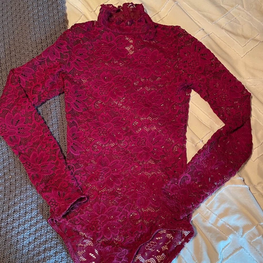 Blackmilk lace bodysuit